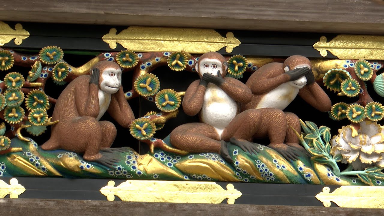 Wao! Three Wise Monkeys,  Nikko Toshogu Shrine _Channel JAPAN ＃24/2021