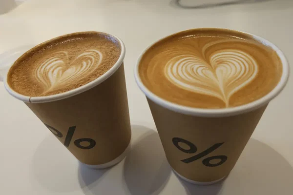 My favorite latte at % Arabica