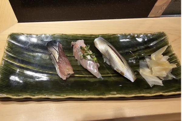 Sushiko three kinds of silver fish